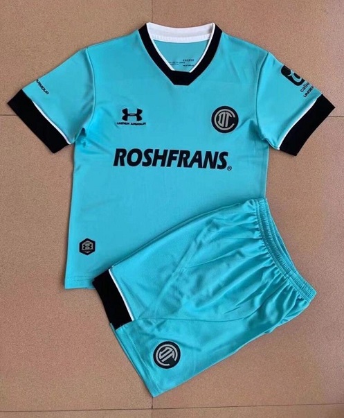 Kids-Toluca 21/22 Third Light Blue Soccer Jersey